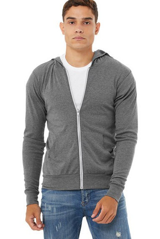 Bella B3939 - Unisex Triblend Light Hoodie