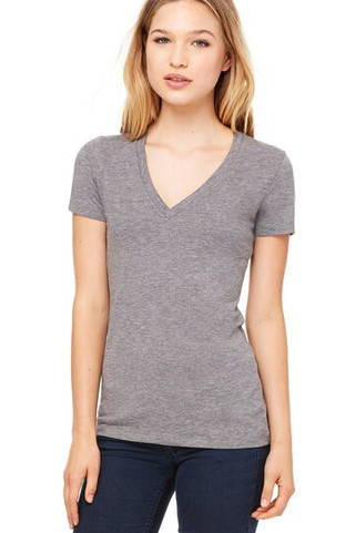 Bella B8435 - Triblend Deep V-Neck
