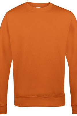 AWDIS JUST HOODS JH030 - Alsidig Unisex Sweatshirt med Aftageligt Mærke