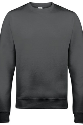 AWDIS JUST HOODS JH030 - Alsidig Unisex Sweatshirt med Aftageligt Mærke