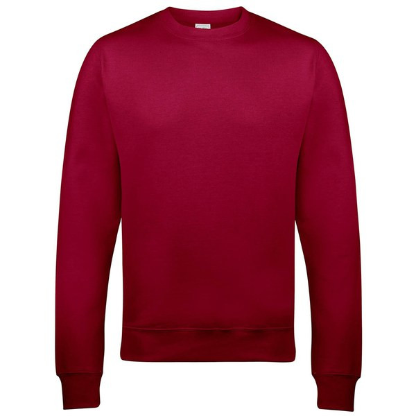 AWDIS JUST HOODS JH030 - Alsidig Unisex Sweatshirt med Aftageligt Mærke
