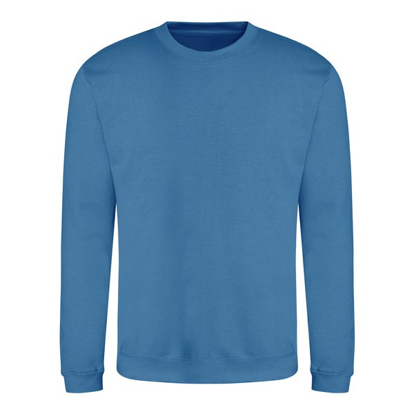 AWDIS JUST HOODS JH030 - Alsidig Unisex Sweatshirt med Aftageligt Mærke