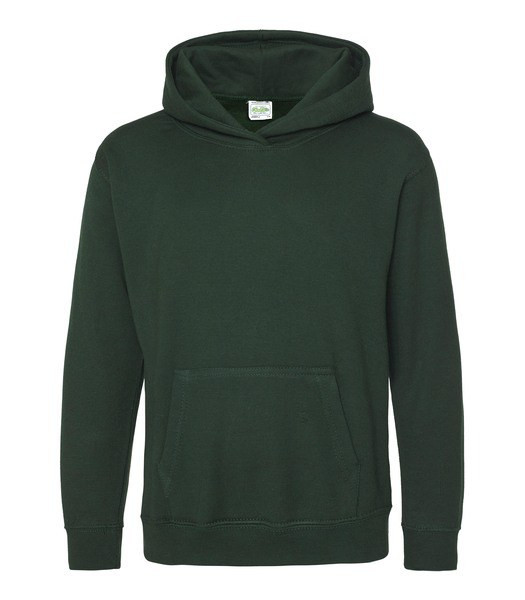 AWDIS JUST HOODS JH01J - Eco-Friendly Kids Cotton Hoodie with Kangaroo Pocket