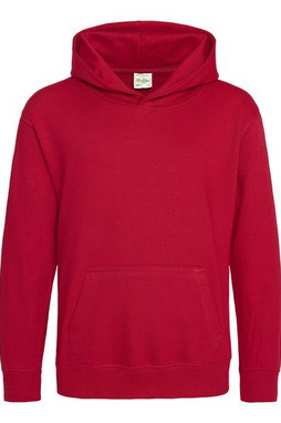 AWDIS JUST HOODS JH01J - Eco-Friendly Kids Cotton Hoodie with Kangaroo Pocket