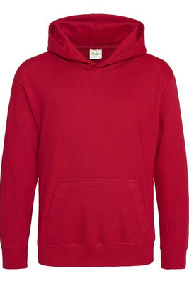 AWDIS JUST HOODS JH01J - Eco-Friendly Kids Cotton Hoodie with Kangaroo Pocket