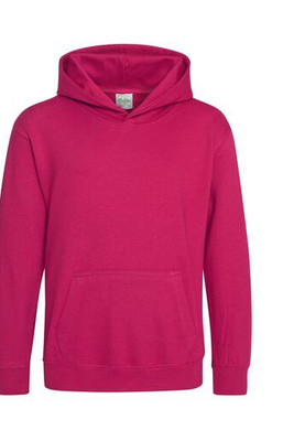 AWDIS JUST HOODS JH01J - Eco-Friendly Kids Cotton Hoodie with Kangaroo Pocket