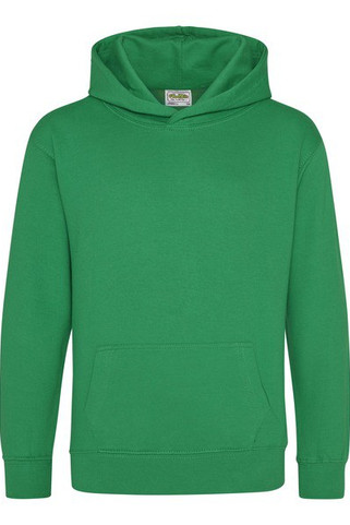 AWDIS JUST HOODS JH01J - Eco-Friendly Kids Cotton Hoodie with Kangaroo Pocket