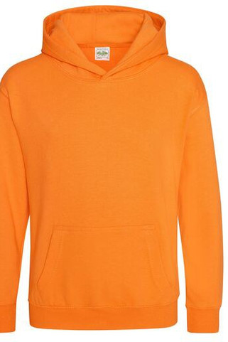AWDIS JUST HOODS JH01J - Dětská Mikina s Kapsou a Bezpečnostní Kapucí