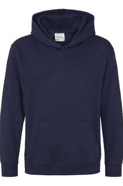 AWDIS JUST HOODS JH01J - Eco-Friendly Kids Cotton Hoodie with Kangaroo Pocket