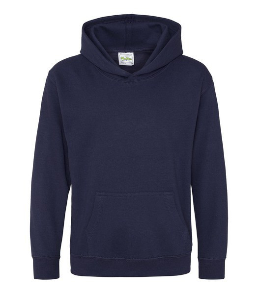 AWDIS JUST HOODS JH01J - Eco-Friendly Kids Cotton Hoodie with Kangaroo Pocket