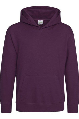 AWDIS JUST HOODS JH01J - Eco-Friendly Kids Cotton Hoodie with Kangaroo Pocket