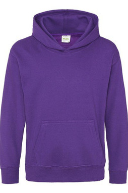 AWDIS JUST HOODS JH01J - Eco-Friendly Kids Cotton Hoodie with Kangaroo Pocket