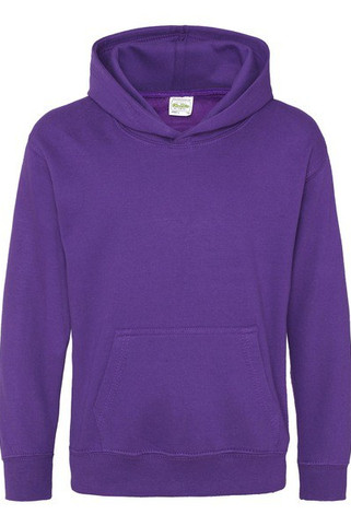 AWDIS JUST HOODS JH01J - Eco-Friendly Kids Cotton Hoodie with Kangaroo Pocket