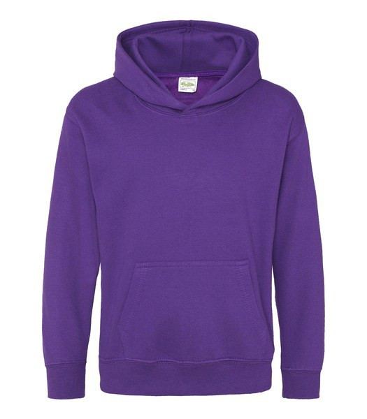 AWDIS JUST HOODS JH01J - Eco-Friendly Kids Cotton Hoodie with Kangaroo Pocket