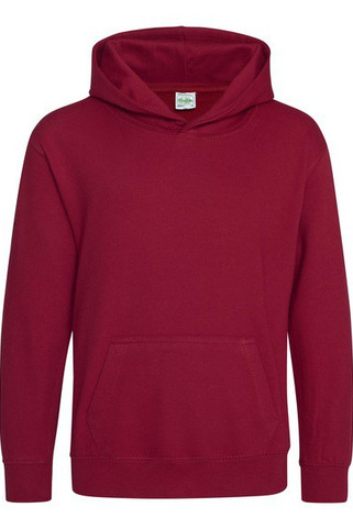 AWDIS JUST HOODS JH01J - Eco-Friendly Kids Cotton Hoodie with Kangaroo Pocket