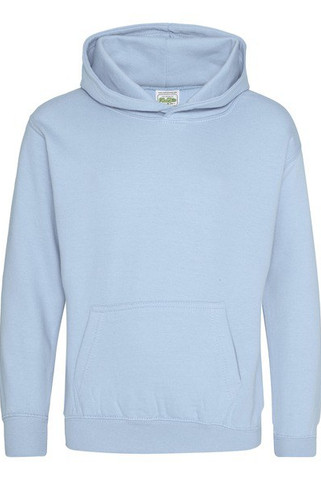 AWDIS JUST HOODS JH01J - Eco-Friendly Kids Cotton Hoodie with Kangaroo Pocket