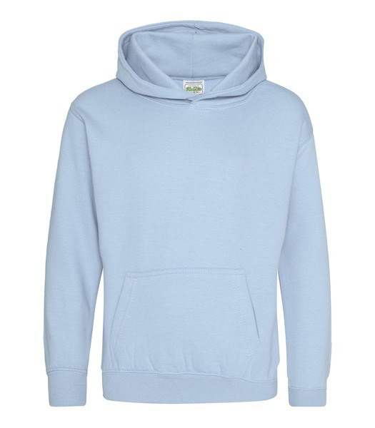AWDIS JUST HOODS JH01J - Eco-Friendly Kids Cotton Hoodie with Kangaroo Pocket