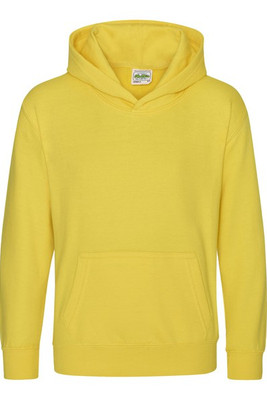 AWDIS JUST HOODS JH01J - Eco-Friendly Kids Cotton Hoodie with Kangaroo Pocket