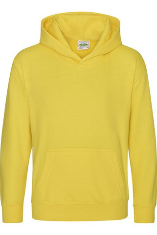 AWDIS JUST HOODS JH01J - Eco-Friendly Kids Cotton Hoodie with Kangaroo Pocket