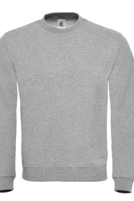 B&C BA404 - Moderner Crew Neck Sweatshirt mit Flachnähten