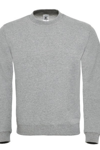 B&C Collection BA404 - Modern Crew Neck Sweatshirt with Ribbed Details