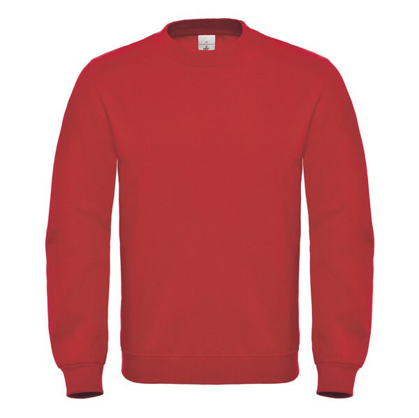 B&C Collection BA404 - Modern Crew Neck Sweatshirt with Ribbed Details