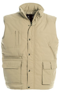 B&C BA651 - Colete Multibolsos Explorer Bodywarmer