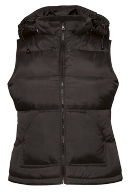 B&C Collection BA670 - Chic Feather-Touch Hooded Bodywarmer