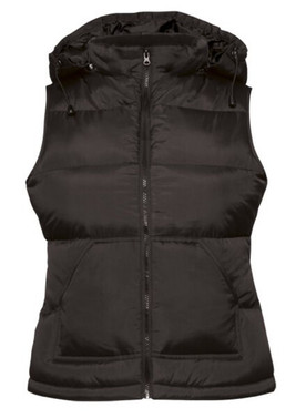 B&C Collection BA670 - Chic Feather-Touch Hooded Bodywarmer