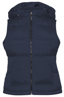 B&C Collection BA670 - Chic Feather-Touch Hooded Bodywarmer