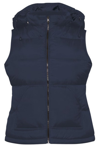 B&C Collection BA670 - Dámská Stylová Péřová Vesta s Kapucí