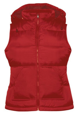 B&C Collection BA670 - Chic Feather-Touch Hooded Bodywarmer