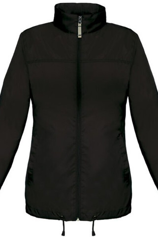 B&C Collection B601F - Feminine Fit Windbreaker Jacket with Concealed Hood