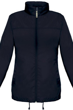 B&C Collection B601F - Feminine Fit Windbreaker Jacket with Concealed Hood