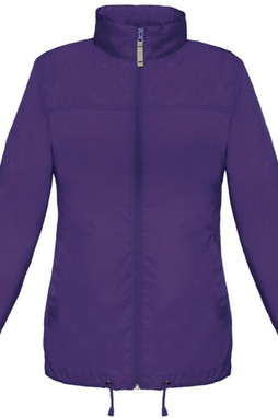 B&C Collection B601F - Feminine Fit Windbreaker Jacket with Concealed Hood