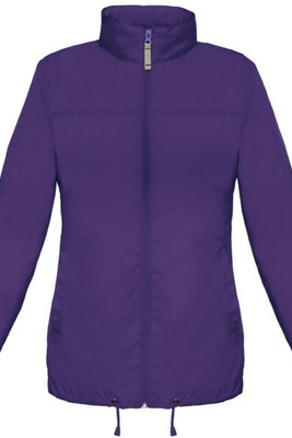 B&C Collection B601F - Feminine Fit Windbreaker Jacket with Concealed Hood