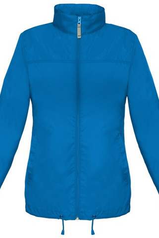 B&C Collection B601F - Feminine Fit Windbreaker Jacket with Concealed Hood