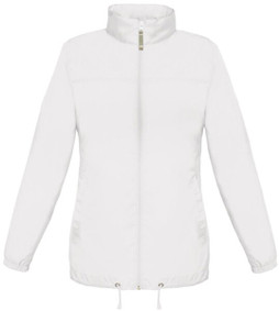 B&C Collection B601F - Feminine Fit Windbreaker Jacket with Concealed Hood