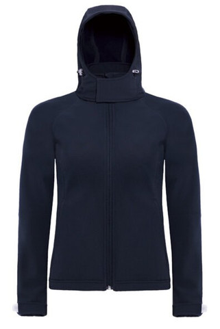 B&C Collection B630F - Naisten Monikäyttöinen Softshell-takki Hupulla
