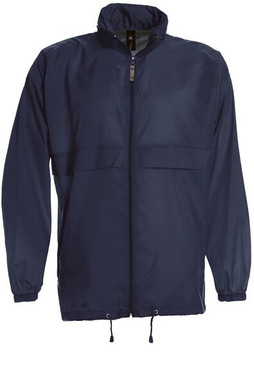 B&C BA601 - Vindjakke med Skjult Hette og K-Way System