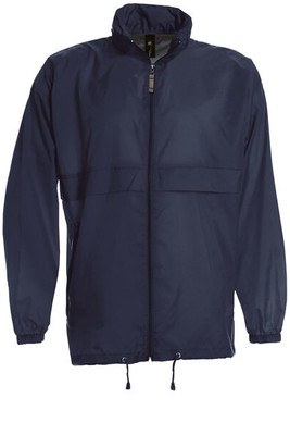 B&C BA601 - Vindjakke med Skjult Hette og K-Way System