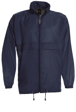 B&C Collection BA601 - Veste Coupe-Vent Pliable avec Capuche Intégrée