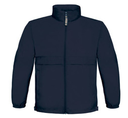 B&C B601B - Winddichte Opvouwbare Jas met Verborgen Capuchon