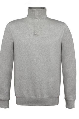 B&C BA406 - ID.004 sweatshirt met ¼ rits