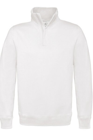 B&C BA406 - Sweatshirt med 1/4 lynlås