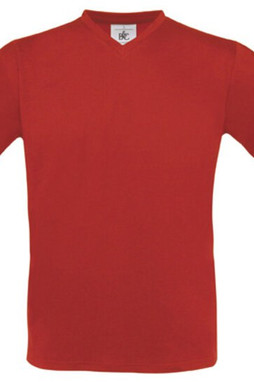 B&C Collection BA108 - Classic Comfort V-Neck T-Shirt with Ribbed Collar