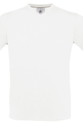 B&C Collection BA108 - Classic Comfort V-Neck T-Shirt with Ribbed Collar
