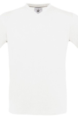 B&C Collection BA108 - Classic Comfort V-Neck T-Shirt with Ribbed Collar