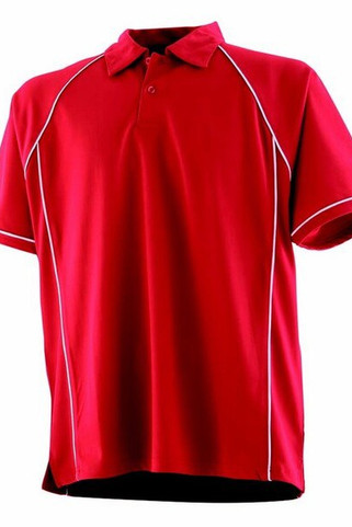 Finden & Hales LV372 - Kids Moisture-Wicking Piped Polo Shirt