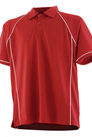 Finden & Hales LV370 - Performance Piped Polo Shirt